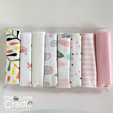 Burp Cloths - B03 Pack of 8
