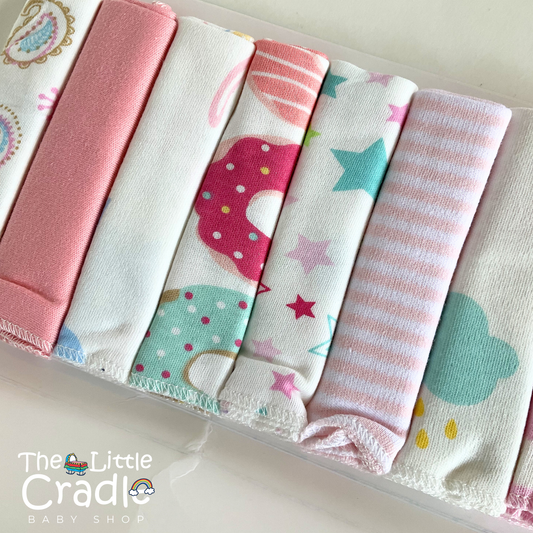 Burp Cloths - B05 Pack of 8