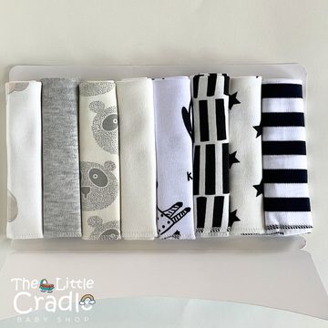 Burp Cloths - B06 Pack of 8