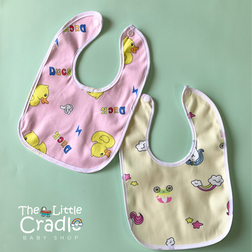 Cartoon Bibs-Pack of 2 B07