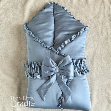 Aqiqah - Mid Blue Silk