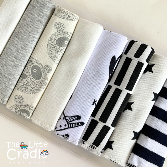Burp Cloths - B06 Pack of 8