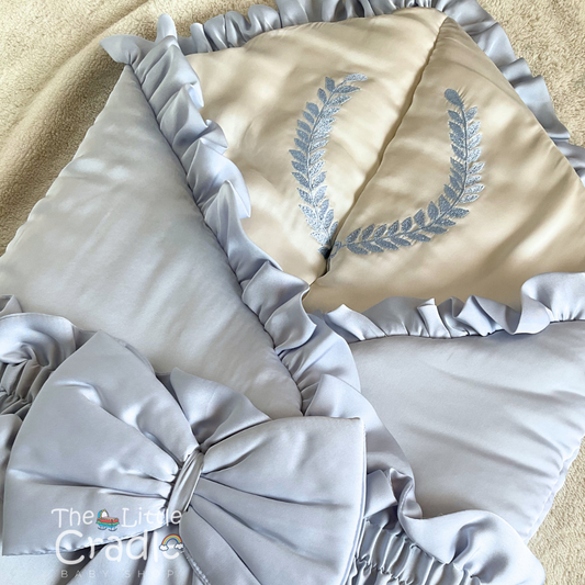 Aqiqah - Light Blue Embroidered
