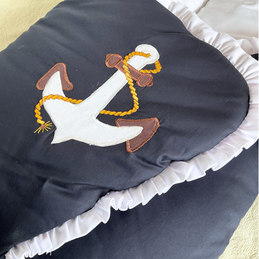 Classic Nest- Navy Blue Anchor