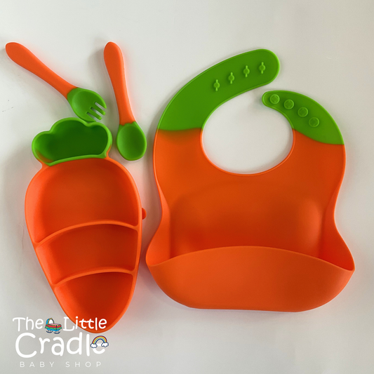 Silicone Feeding Set Carrot Design CD-01