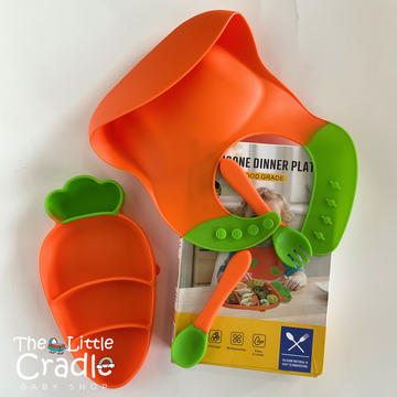 Silicone Feeding Set Carrot Design CD-01