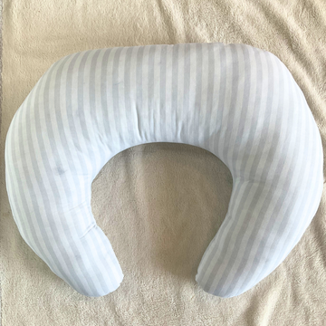 Nursing Pillow - Light Grey Stripes