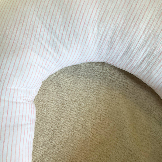 Nursing Pillow -Pink Stripes