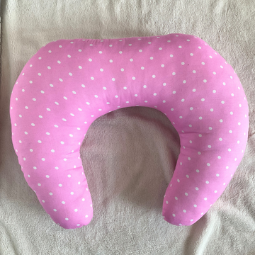 Nursing Pillow - Pink Polka Dots