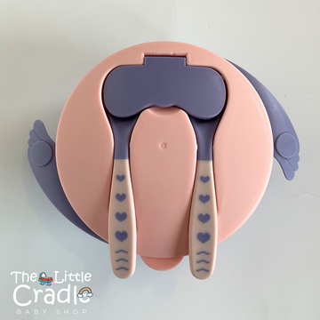 Baby Suction Bowl with Spoon & Fork SB-01