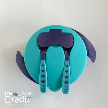 Baby Suction Bowl with Spoon & Fork SB-02