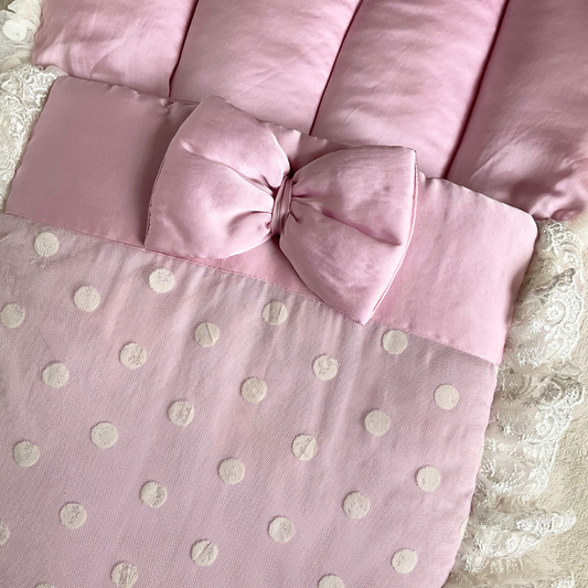 Venetian - Lilac Silk Polka Dots