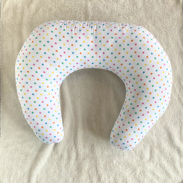 Nursing Pillow - Multi Small Polka Dots