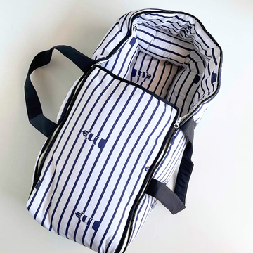 Carry Bag - Blue Stripes Lighthouse (0-3months)