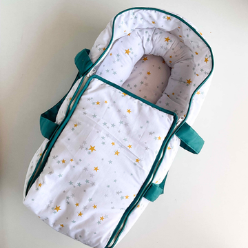 Carry Bag - Green Stars (0-3months)