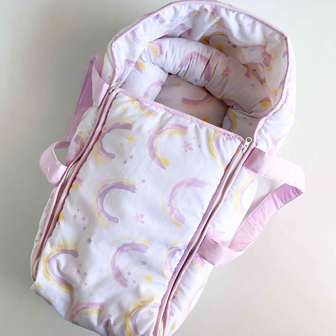 Carry Bag - Lilac Rainbow