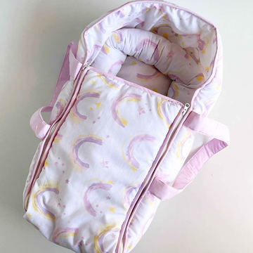 Carry Bag - Lilac Rainbow (0-3months)