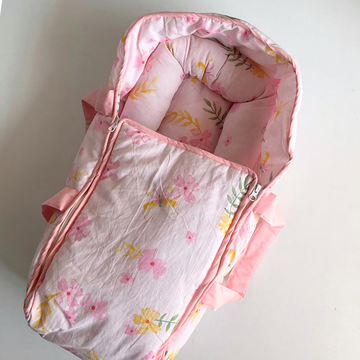 Carry Bag - Floral Pink (0-3months)