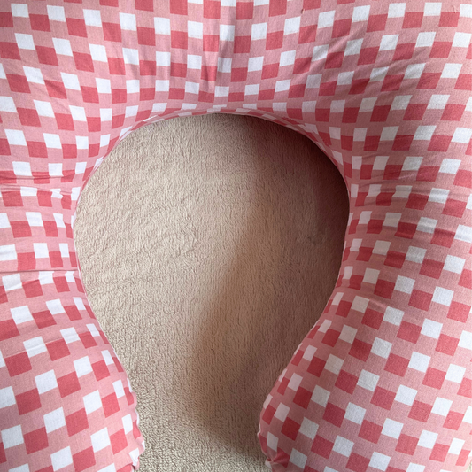 Nursing Pillow - Pink Checks