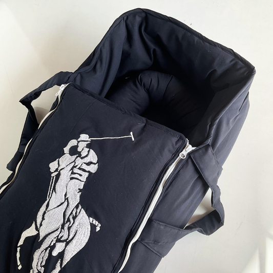 Carry Bag -Deep Blue Polo (0-3months)