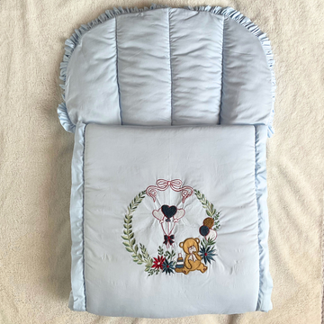Classic Nest - Light Blue Teddy