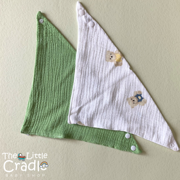 Muslin Bandana Bibs- Pack of 2 B19