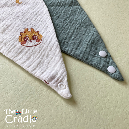 Muslin Bandana Bibs- Pack of 2 B20