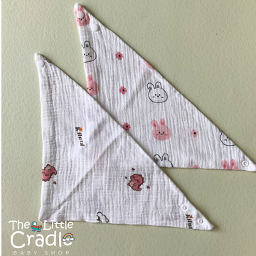 Muslin Bandana Bibs- Pack of 2 B21