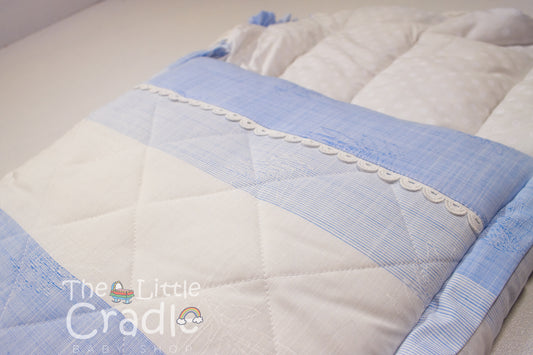 Classic Nest- Blue & White Striped