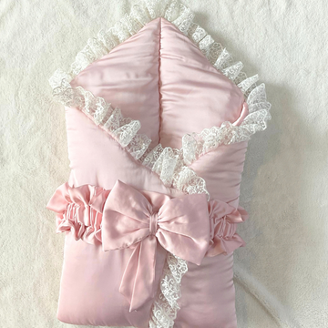 Aqiqah - Silk Light Pink Laces
