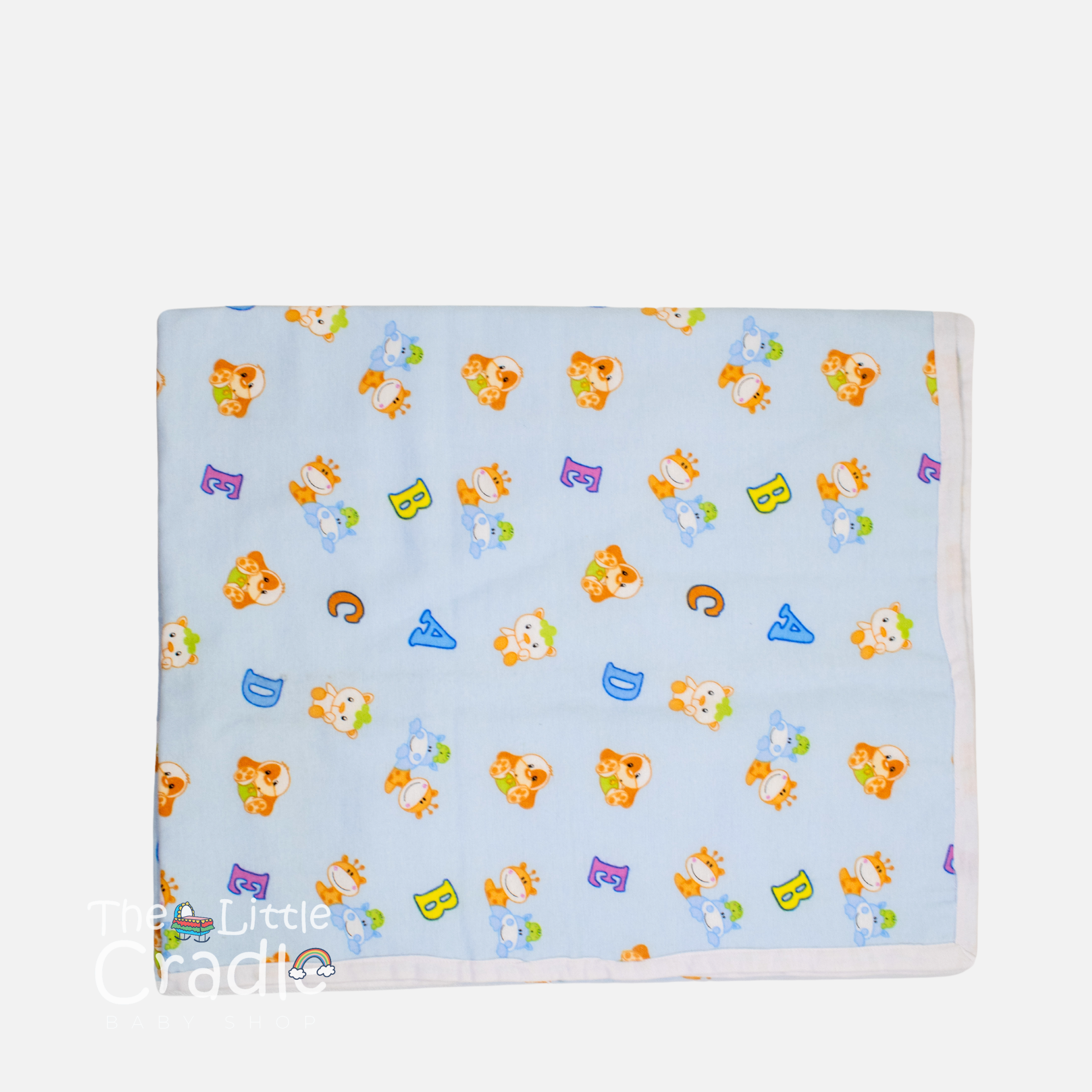 Wrapping Sheet- Flannel Alphabets Print