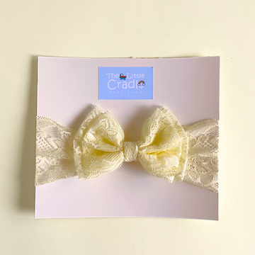 Fancy Double Bow Lace Headbands - D-06