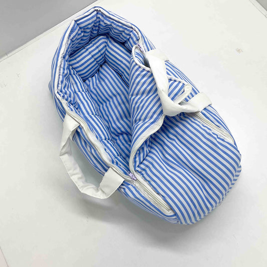 Carry Bag - Light Blue Stripes