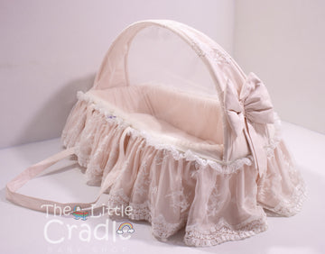 Silk Carry Cot- Light Pink