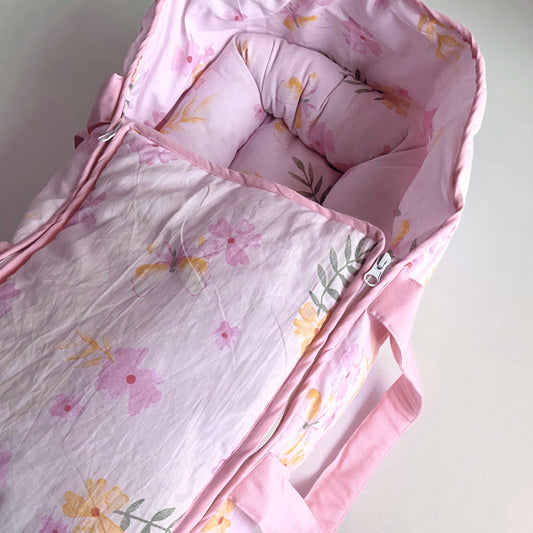 Carry Bag - Floral Pink (0-3months)