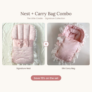Pink Silk Combo – Venetian Nest + Premium Carry Bag